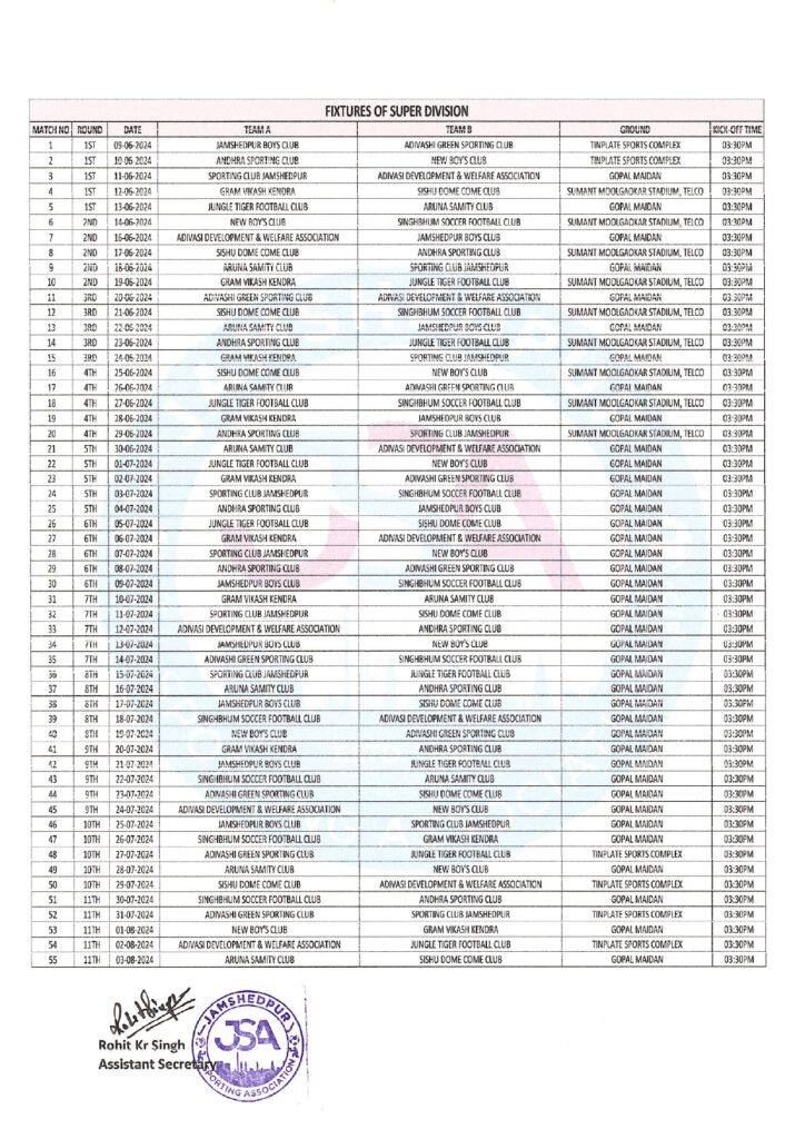 sUPER Fixtures JSA League 2024 page 0002 fixtures JSA LEAGUE 2024